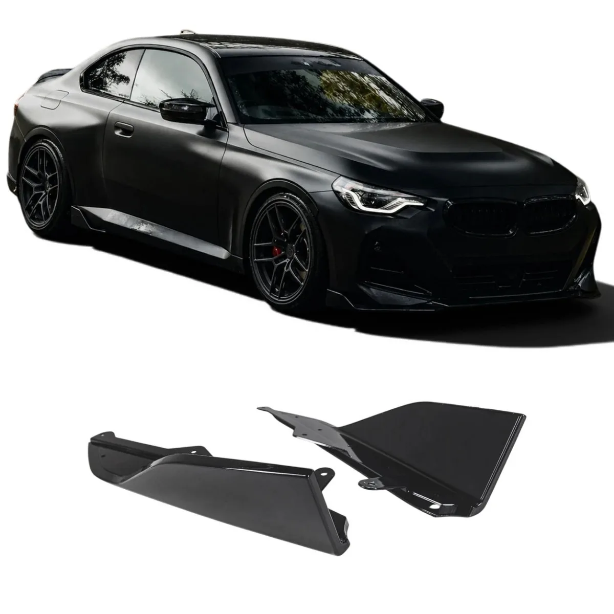 Küljesplitterid sobivad mudelile BMW 2-seeria G42 M Sport paketiga (2021–2026)
