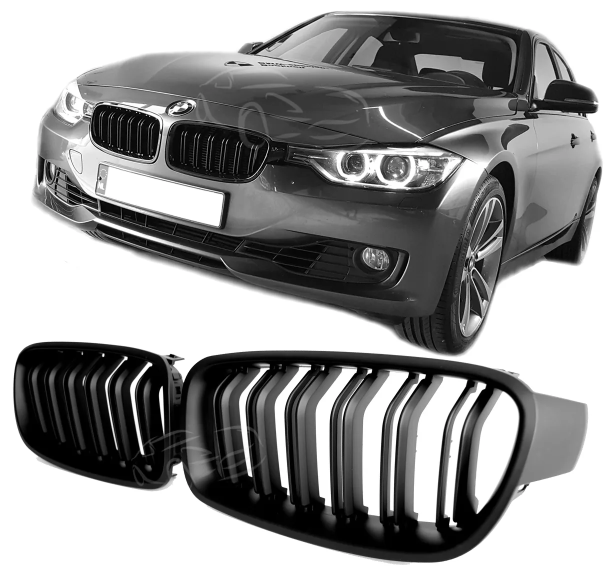 Iluvõre matt must BMW 3 Series F30 F31 jaoks | 2011-2019
