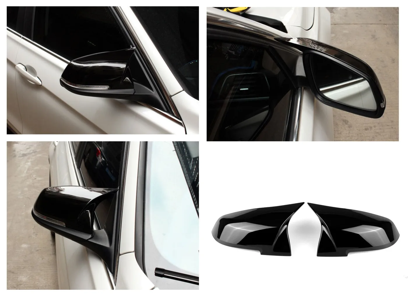 Peeglikatted Black Replacement BMW F20 F21 F22 F30 F30 F32 E84 jaoks