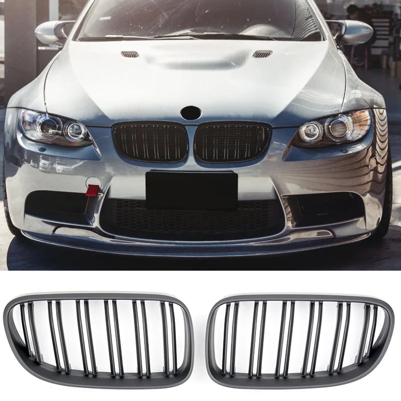 Матовая чёрная решётка для BMW 3 серии E92 E93 | 2010-2013