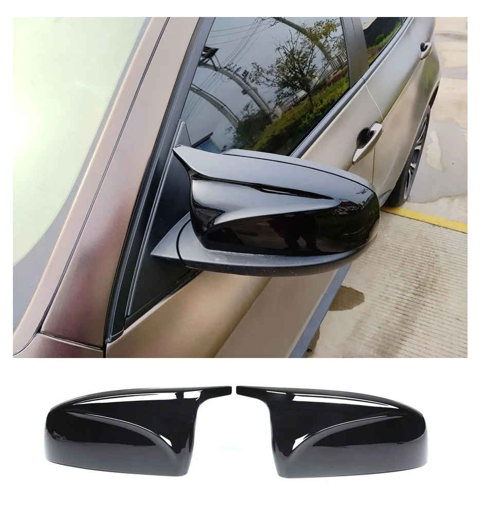 Mirror Covers Black Replacement for BMW X5 E70 and X6 E71