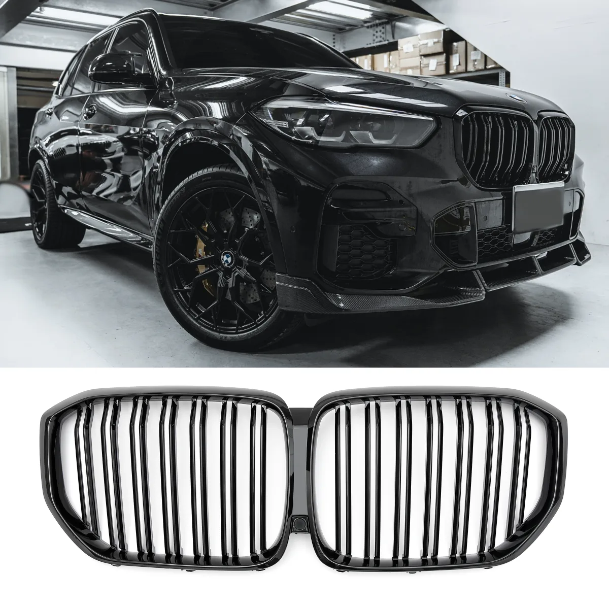 Grille Gloss Black for BMW X5 G05 | 2018-2023