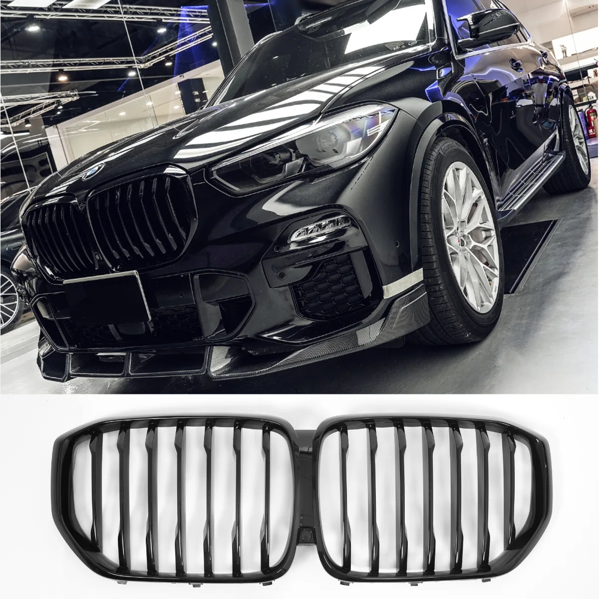 Grille Gloss Black for BMW X5 G05 | 2018-2023