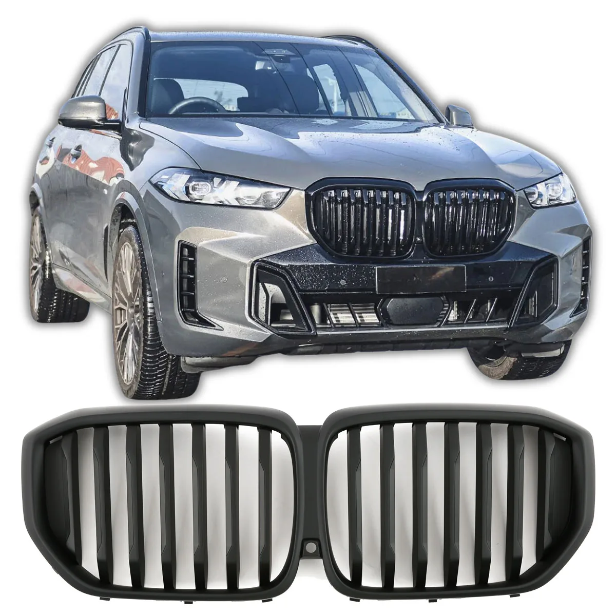 Grille Matte Black for BMW X5 G05 LCI | 2023-2026