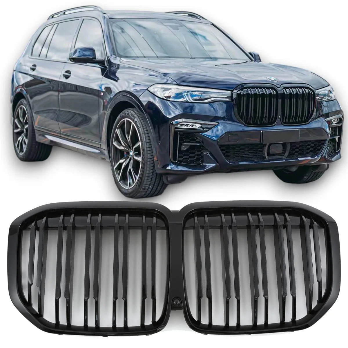 Iluvõre läikiv must BMW X7 G07 jaoks | 2019-2022