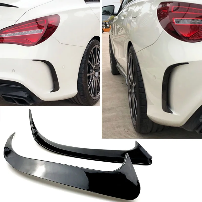 Flics Aero Flaps Black for Mercedes C117 CLA