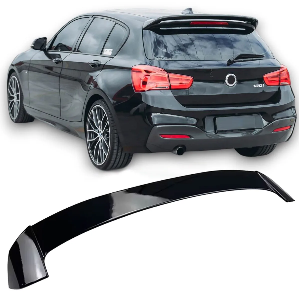 Tagumine spoiler / esihuul BMW F20 F21 jaoks, läikiv must | 2011-2019