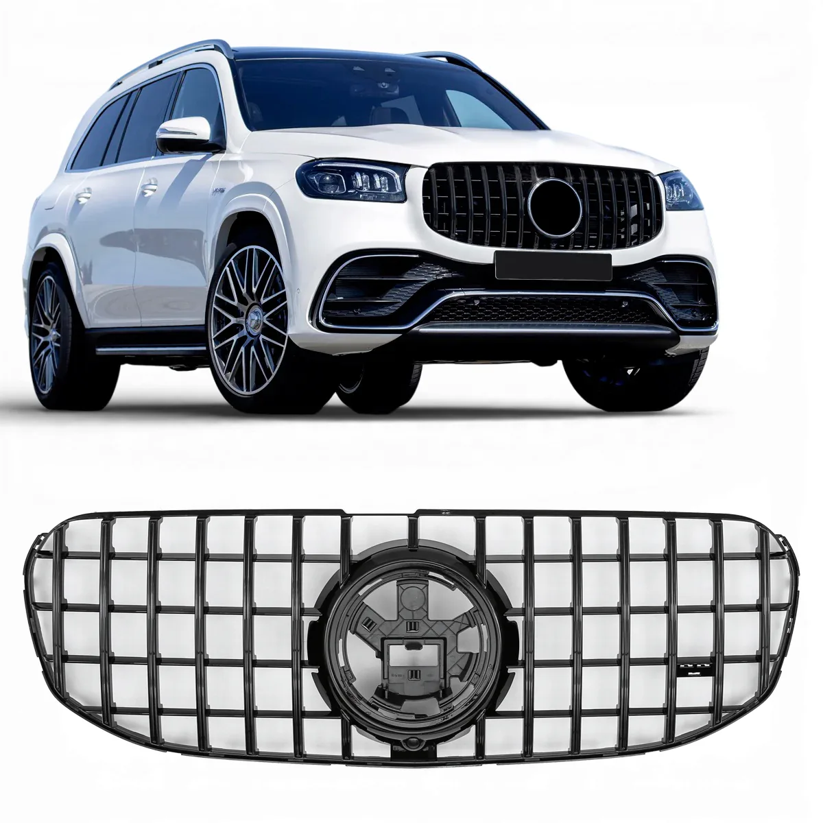 Решётка радиатора Panamericana GT для Mercedes X167 GLS | 2019-2023