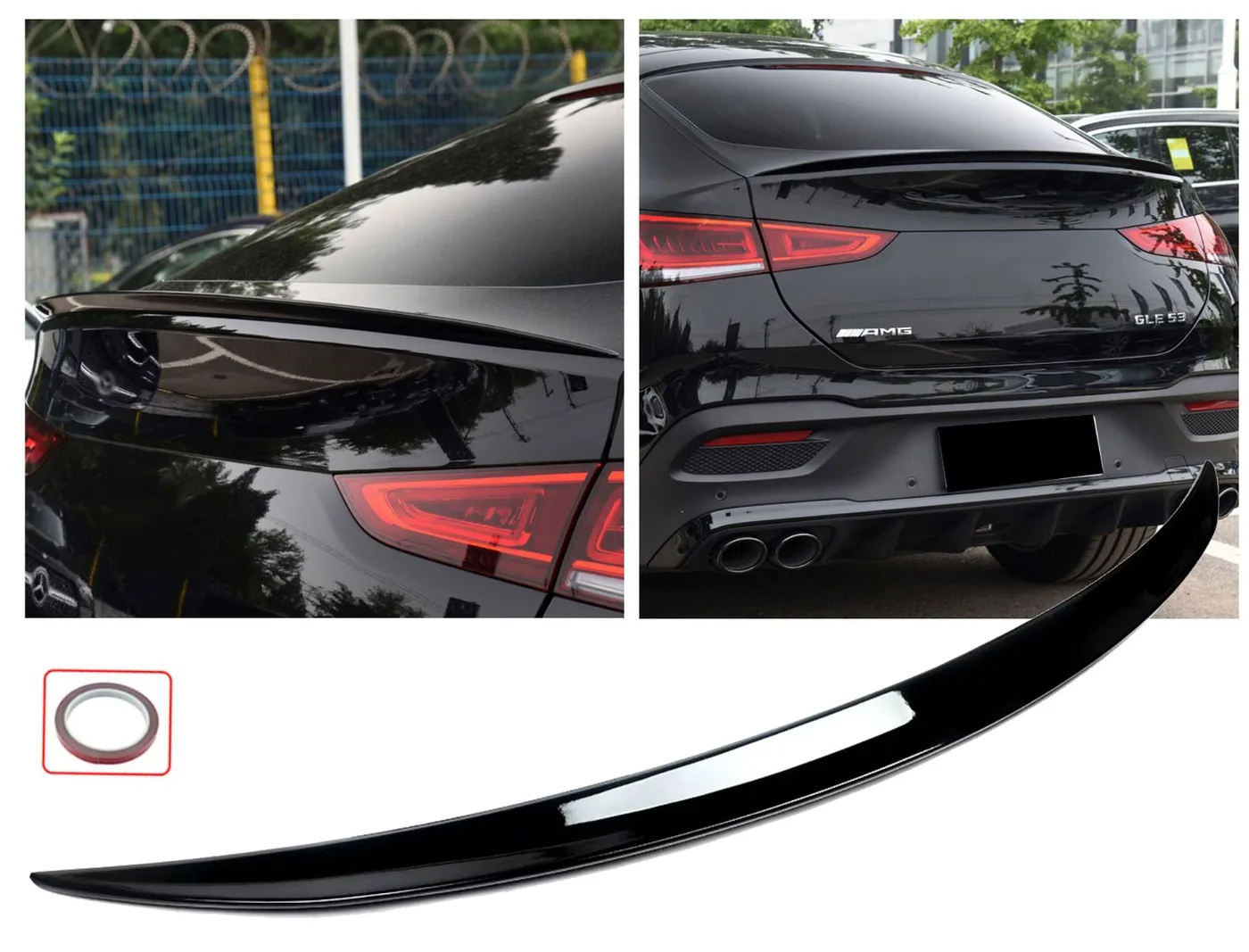 Rear Spoiler Black gloss for Mercedes C167 GLE Coupé | 2019-2026