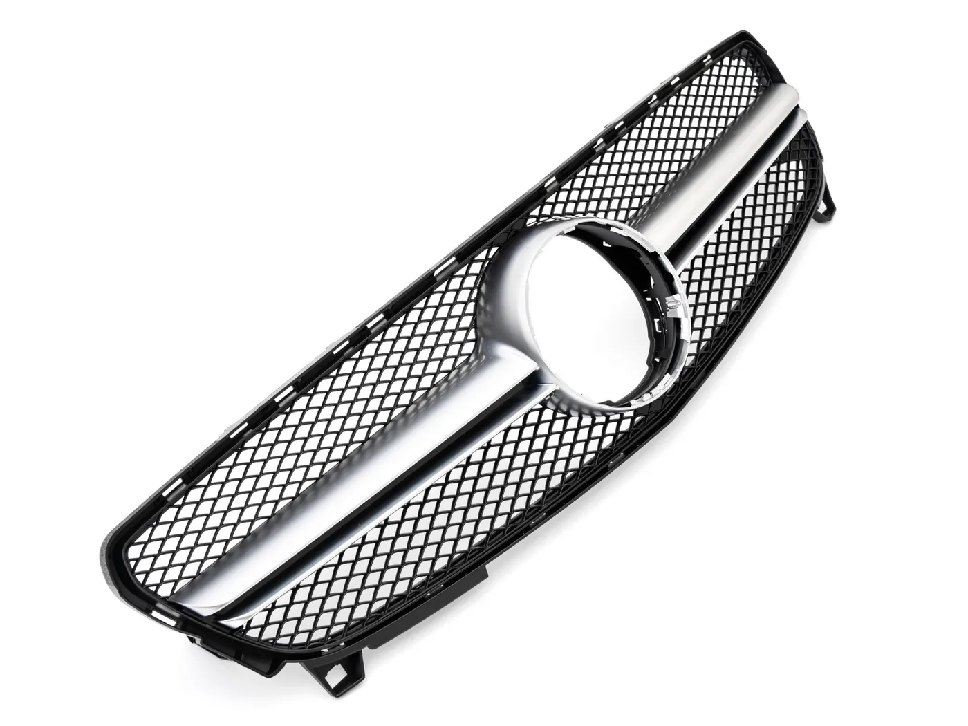 Grille for Mercedes W176 A-Class zilver Facelift | 2015-2018