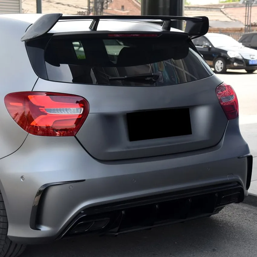 Aero Flaps Black hinten for Mercedes W176 A-Class