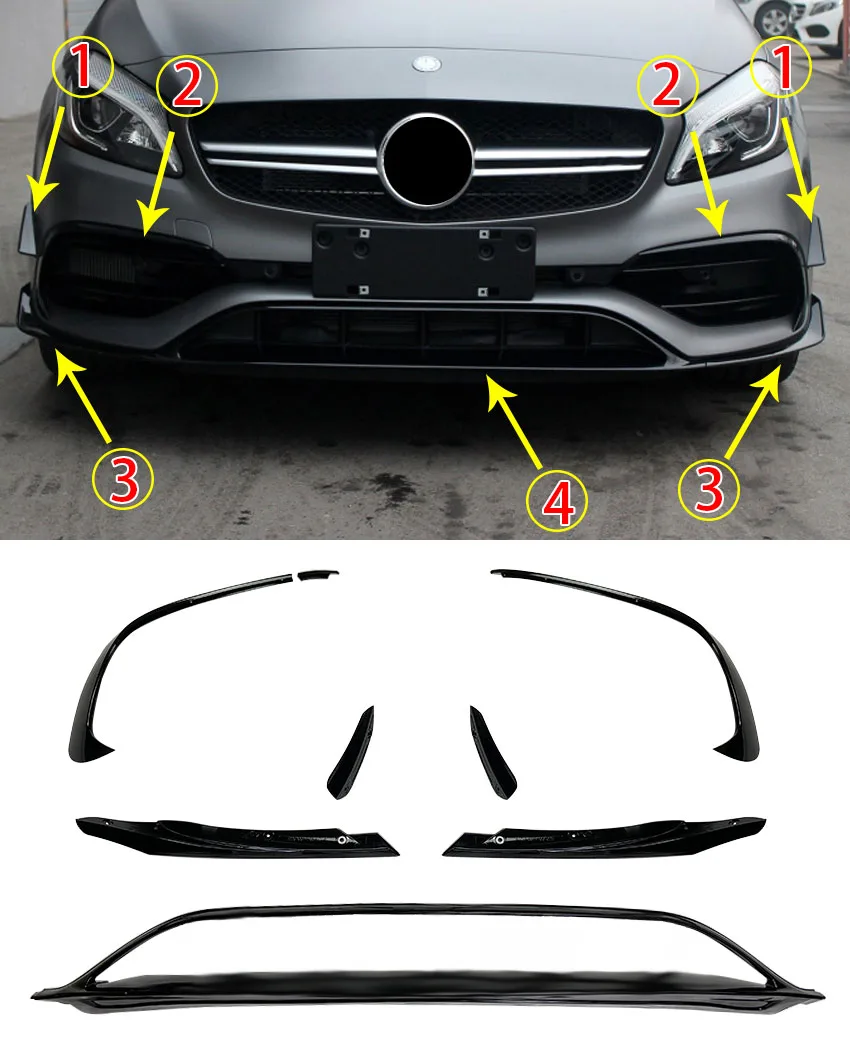 Esispoiler Mercedes W176 A-Class Facelift jaoks | 2015-2018