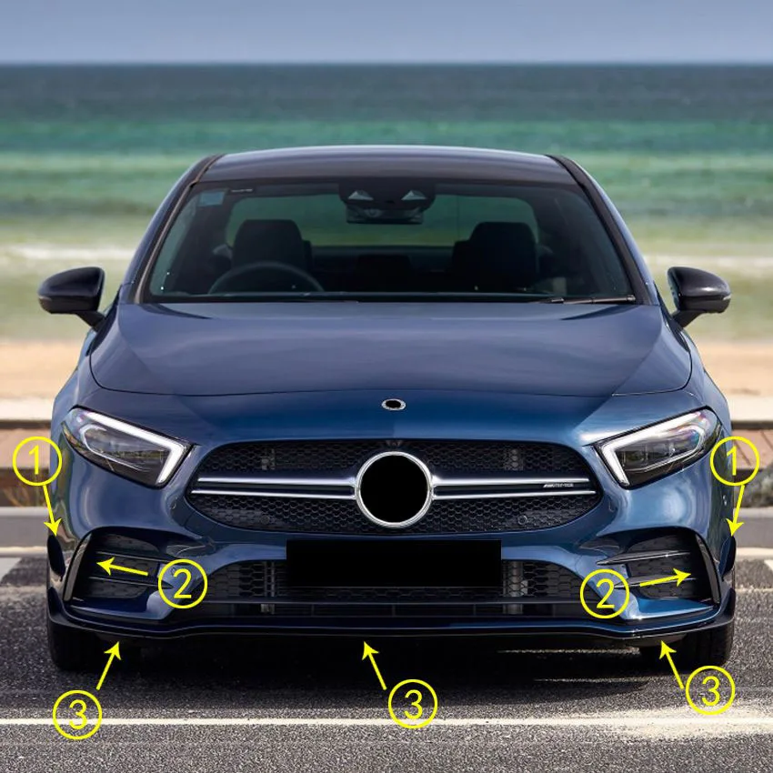 Esispoiler esispoiler Mercedes W177 A-klassi AMG Line + A35 jaoks
