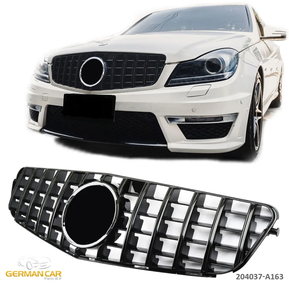 Panamericana GT Grille for Black Mercedes W204 | 2007-2014