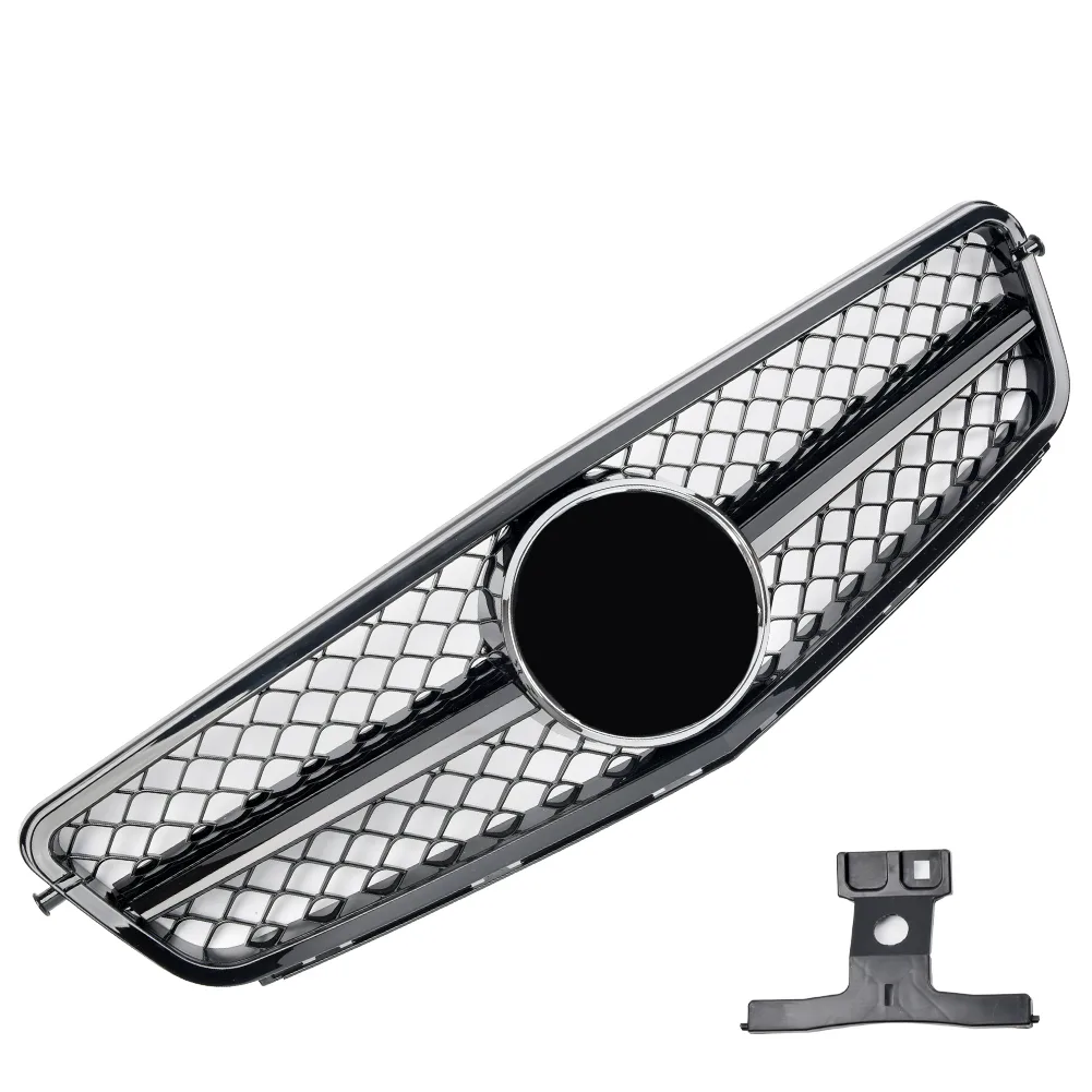 Grille for Mercedes W204 S204 Gloss Black | 2007-2014