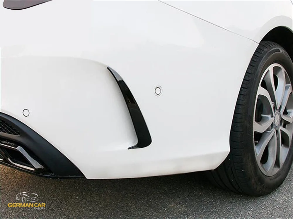 Flics Aero Flaps Black passt for Mercedes W205 C-Class | 2018-2021