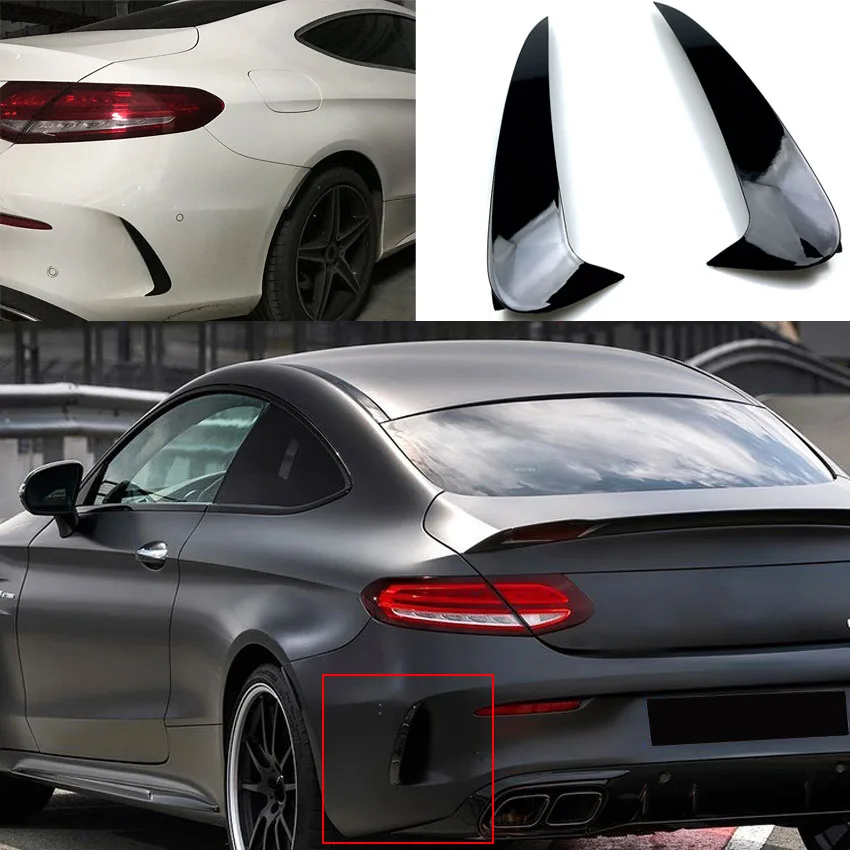 Flics aerodünaamikaklapid mustad mudelile Mercedes C205 A205
