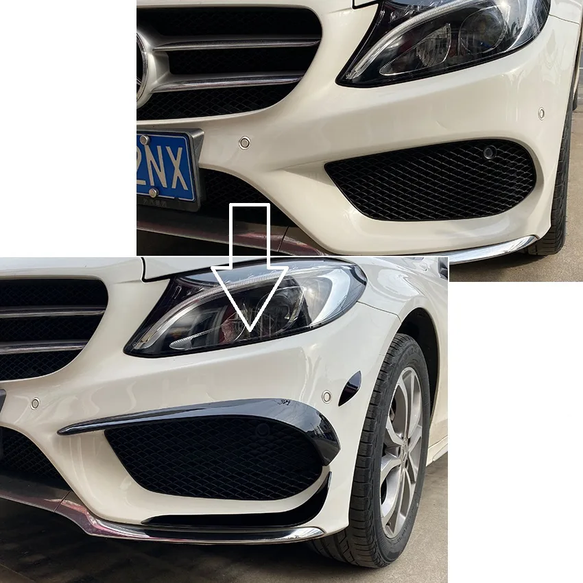 Aerodünaamilised klapid Mercedes W205 C-Class AMG Line (Pre-Facelift) jaoks | 2014-2018