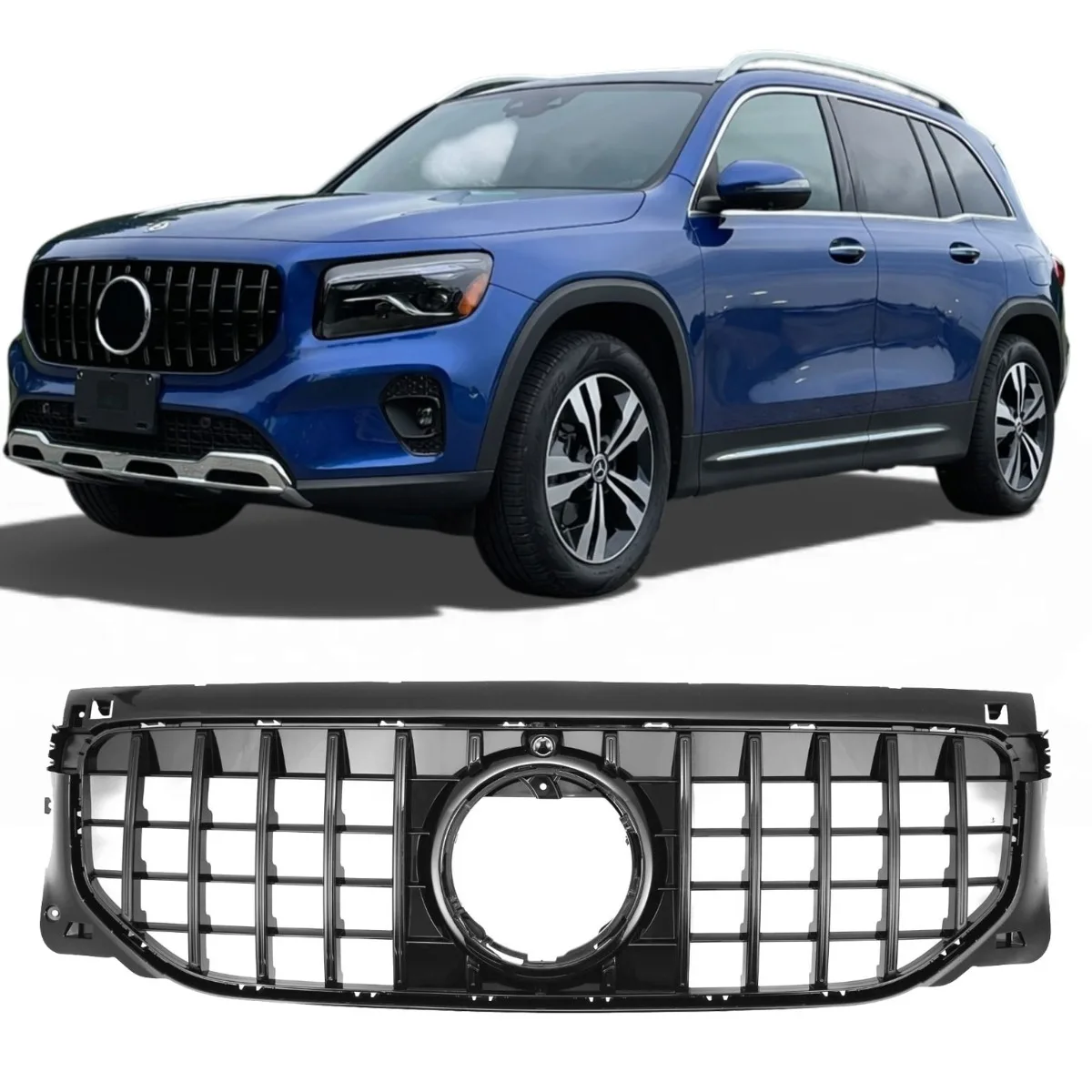 Решетка радиатора Panamericana GT для Mercedes X247 GLB Facelift | 2023-2026