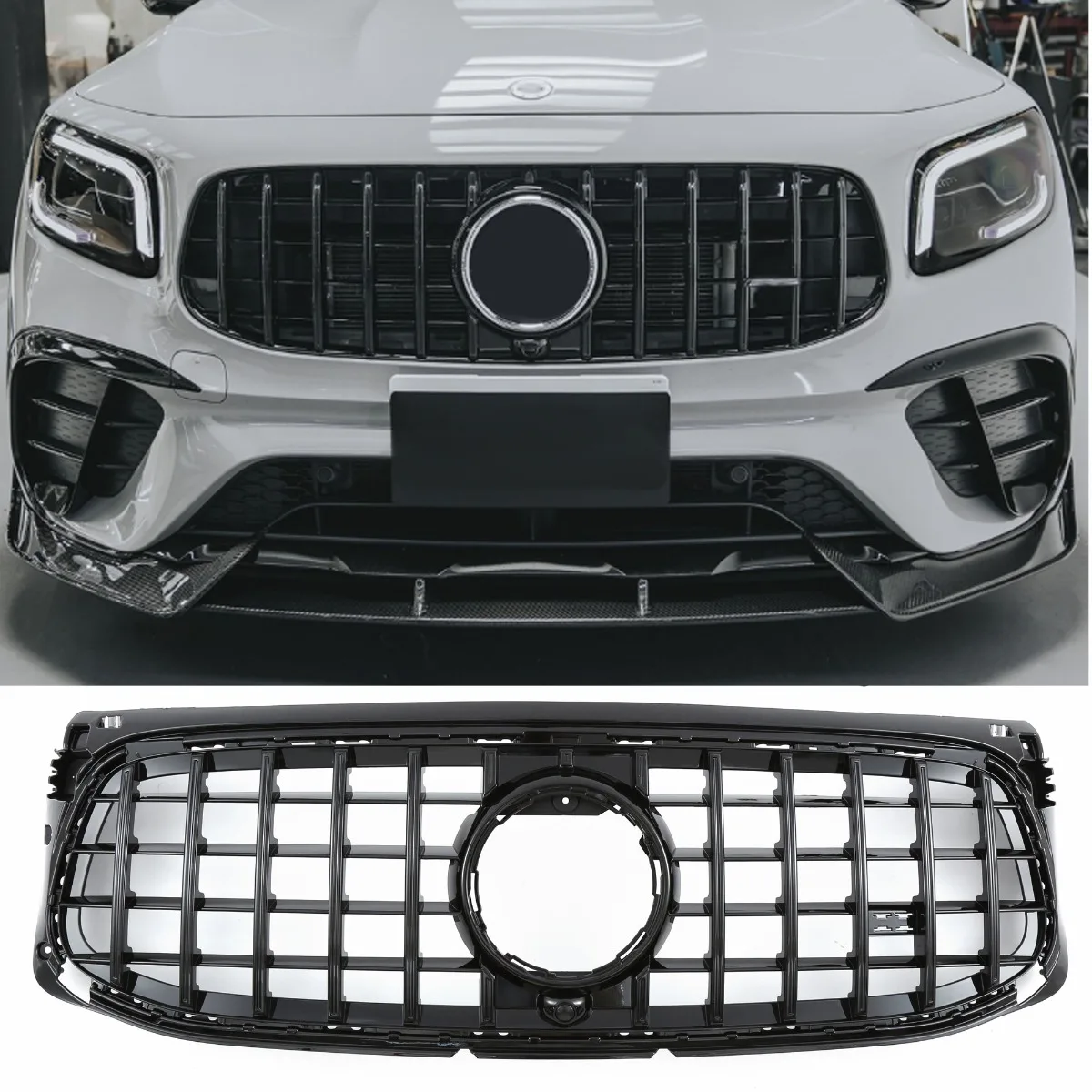 Решётка радиатора Panamericana GT для Mercedes X247 GLB | 2019-2023