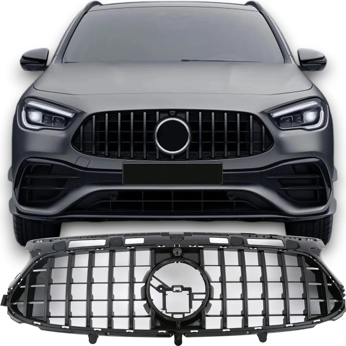 Panamericana GT Grille for Mercedes H247 GLA AMG-Line | 2020-2023