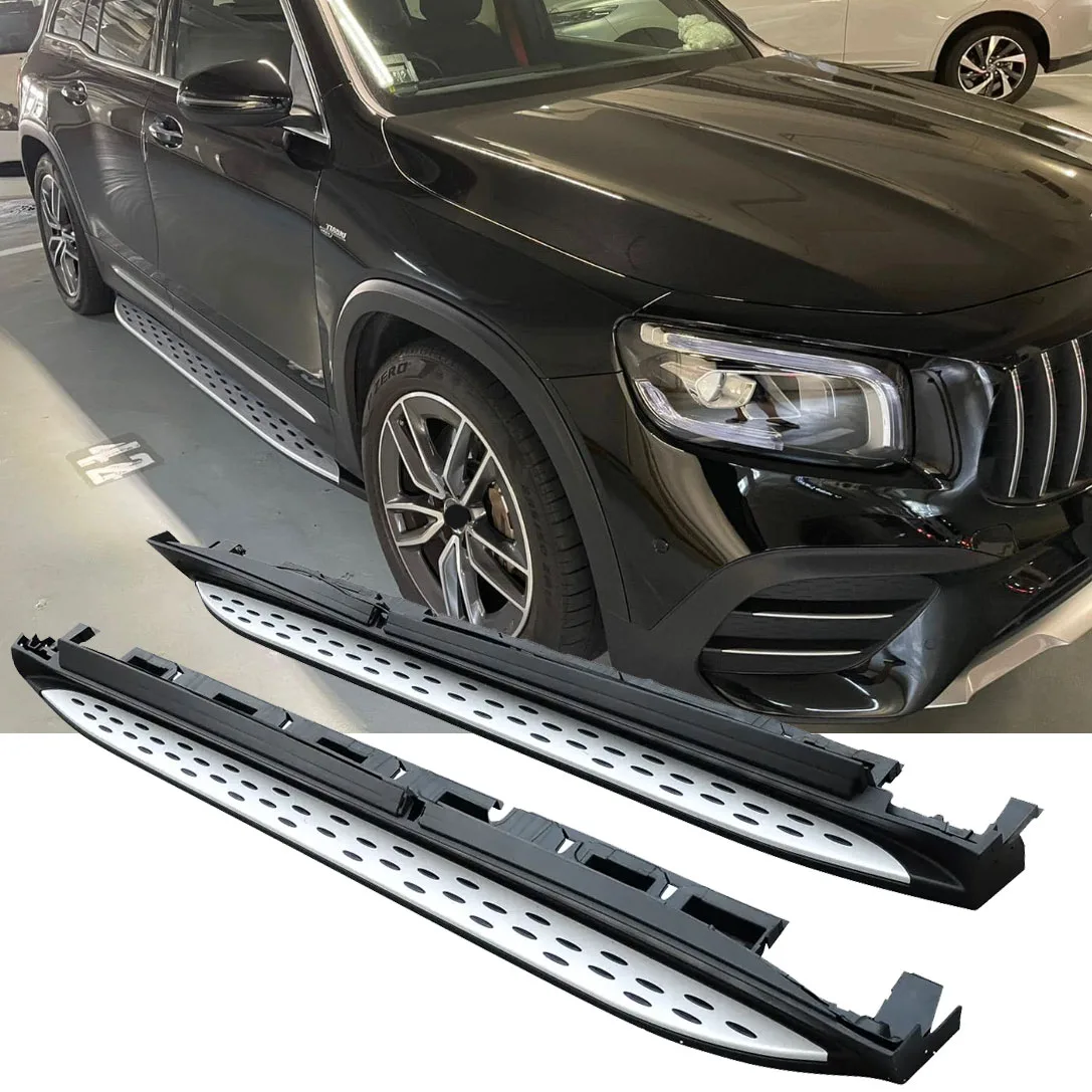 Алюминиевые подножки с противоскользящими шипами для Mercedes X247 GLB | 2019-2026