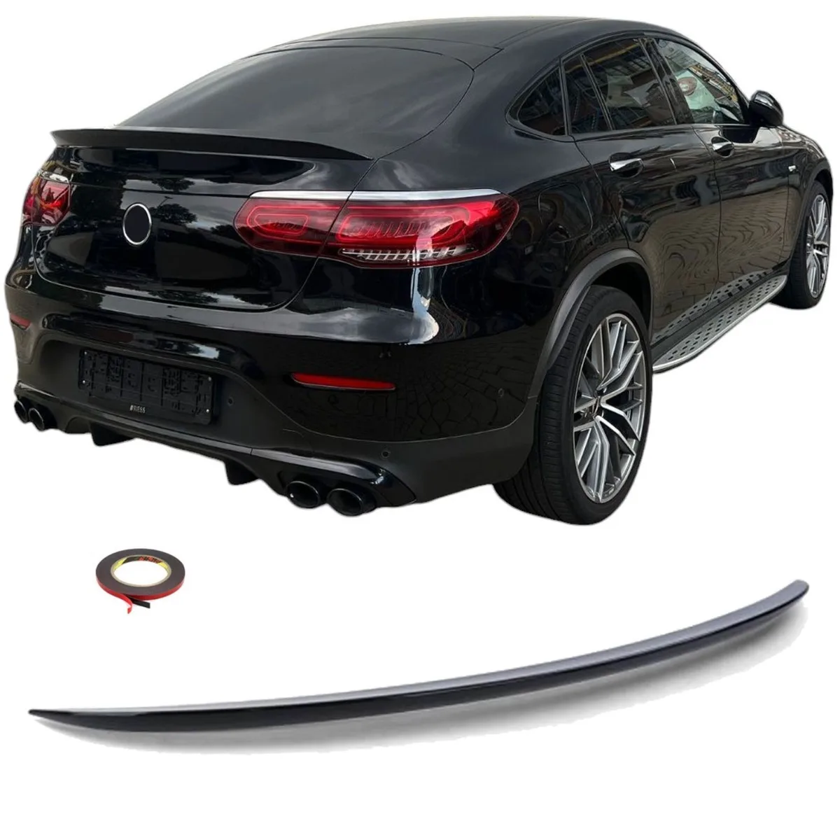 Tagaspoiler Black gloss Mercedes C253 GLC Coupé jaoks | 2016-2022