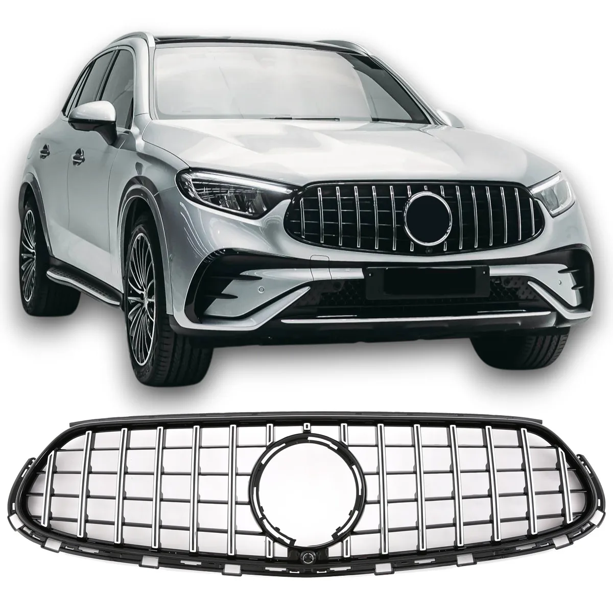 Решётка Panamericana GT для Mercedes X254 GLC AMG-Line | 2022-2026