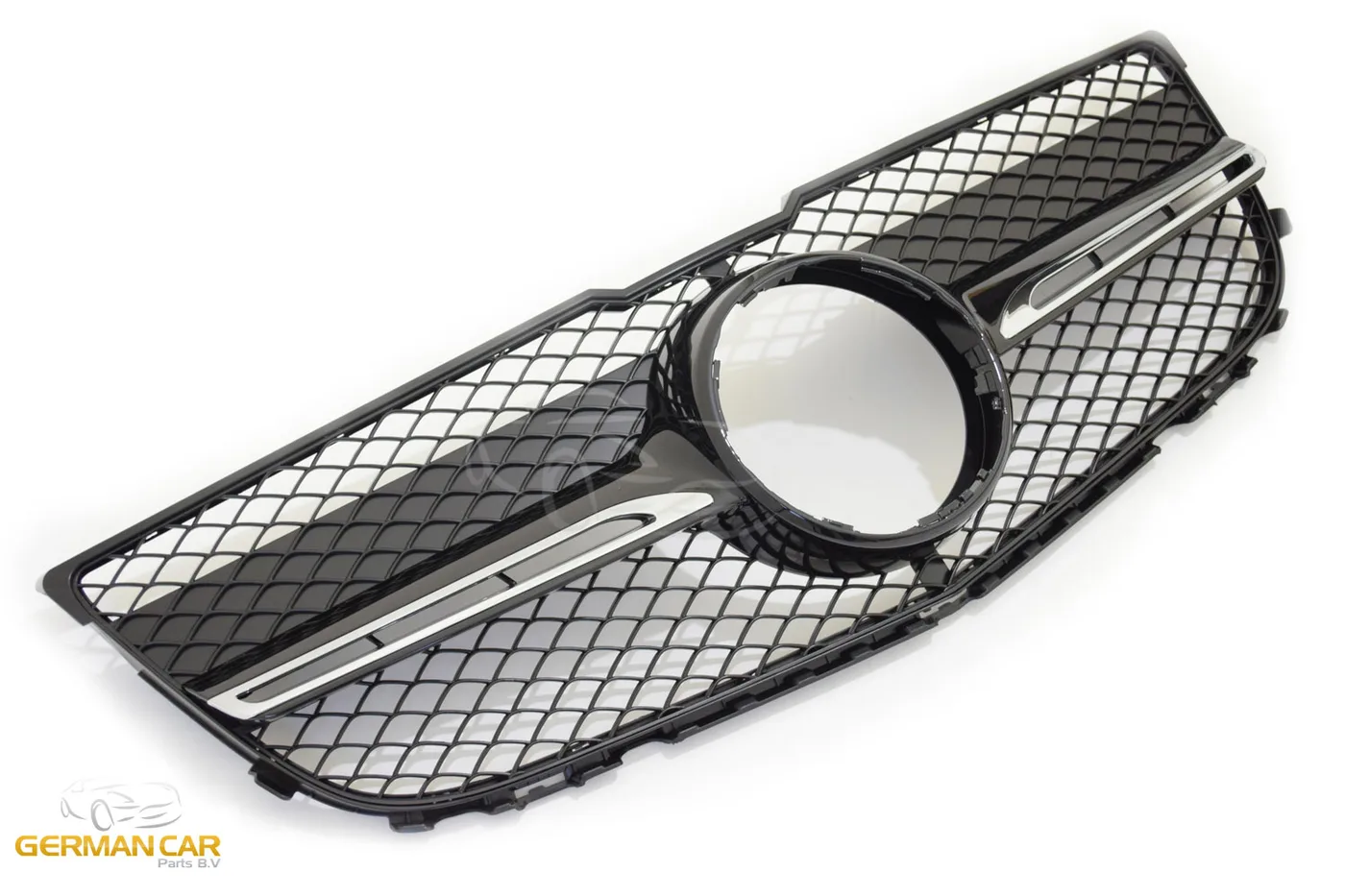 Grille for Mercedes X204 GLK-class chrome Black | 2012-2015