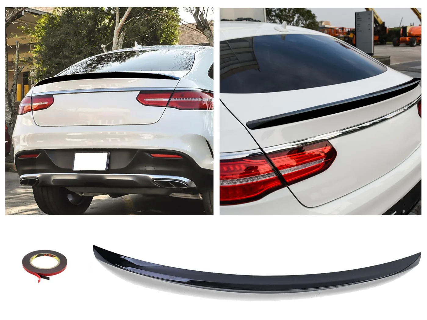 Tagaspoiler Black gloss Mercedes C292 GLE Coupé jaoks | 2015-2019
