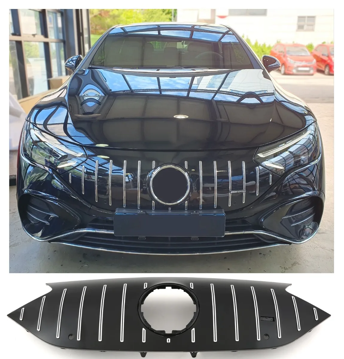 Решётка Panamericana GT для Mercedes EQE V295 AMG Line