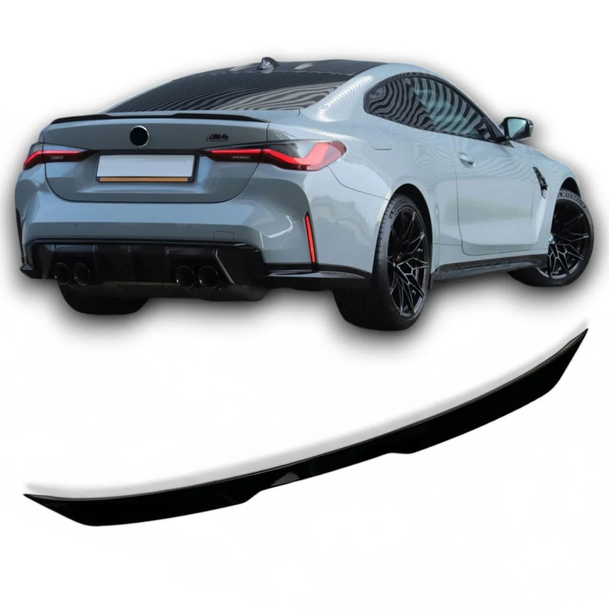 M4 CS Design Spoiler Rear Spoiler for BMW 4 Series G22 Coupe | 2020-2026