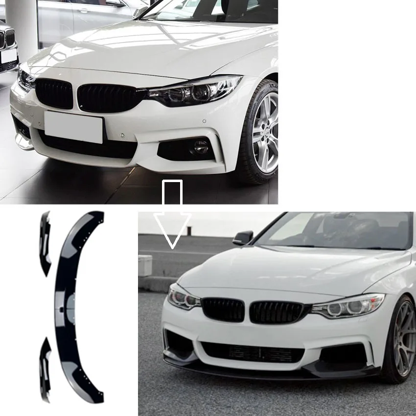 Esisplitter mudelile BMW 4 Series F32 F33 F36 M-paketiga