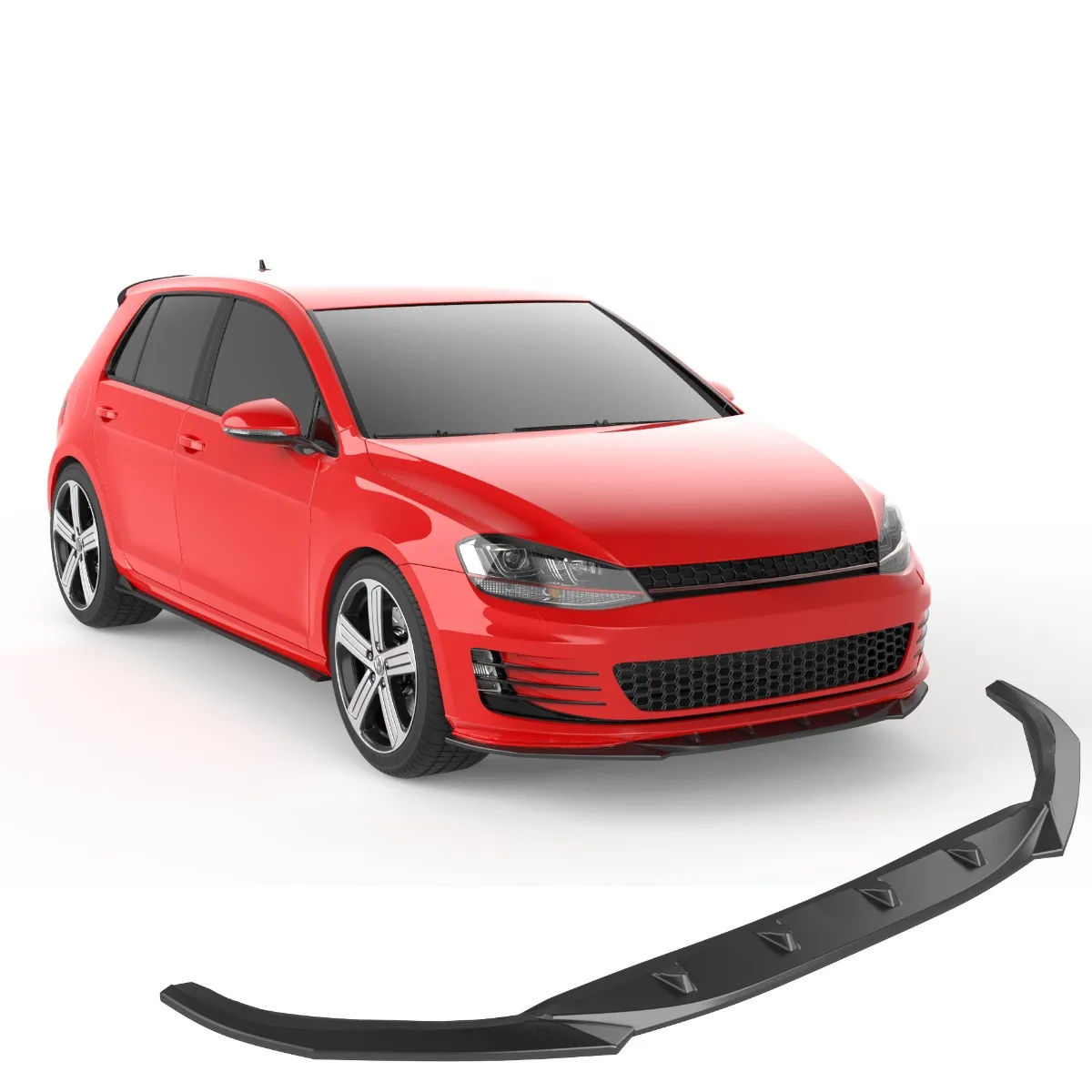 Esisplitter Volkswagen Golf GTI Mk7 jaoks | 2013–2016