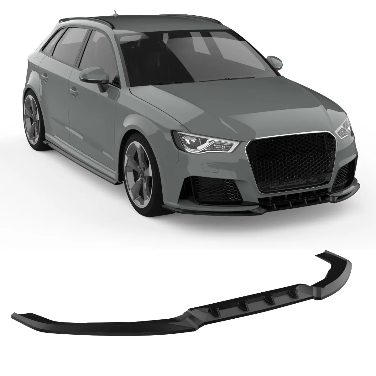 Front splitter for AUDI RS3 8V Sportback (2015–2016) | 2015-2026