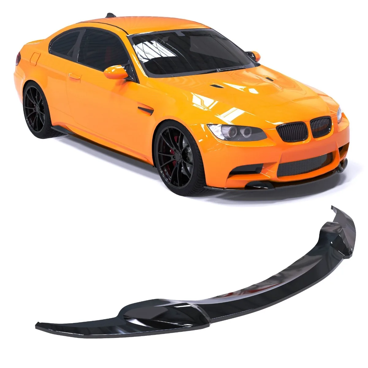 Front splitter for BMW 3 Series M3 E92 Coupe (2007–2013) & 3 Series M3 E93 Cabriolet (2008–2013)