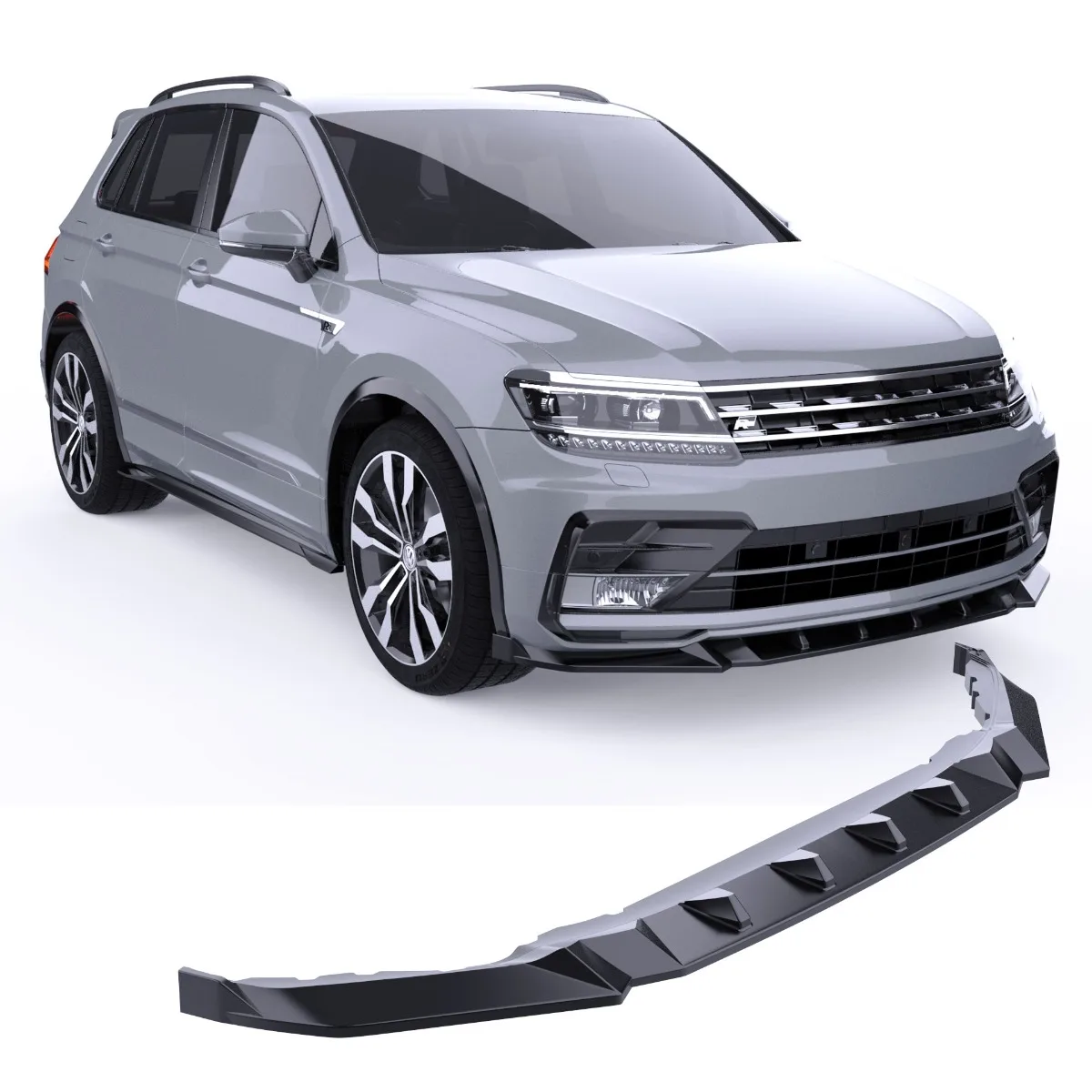 Front splitter for Volkswagen Tiguan Mk2 R‑Line | 2015–2020