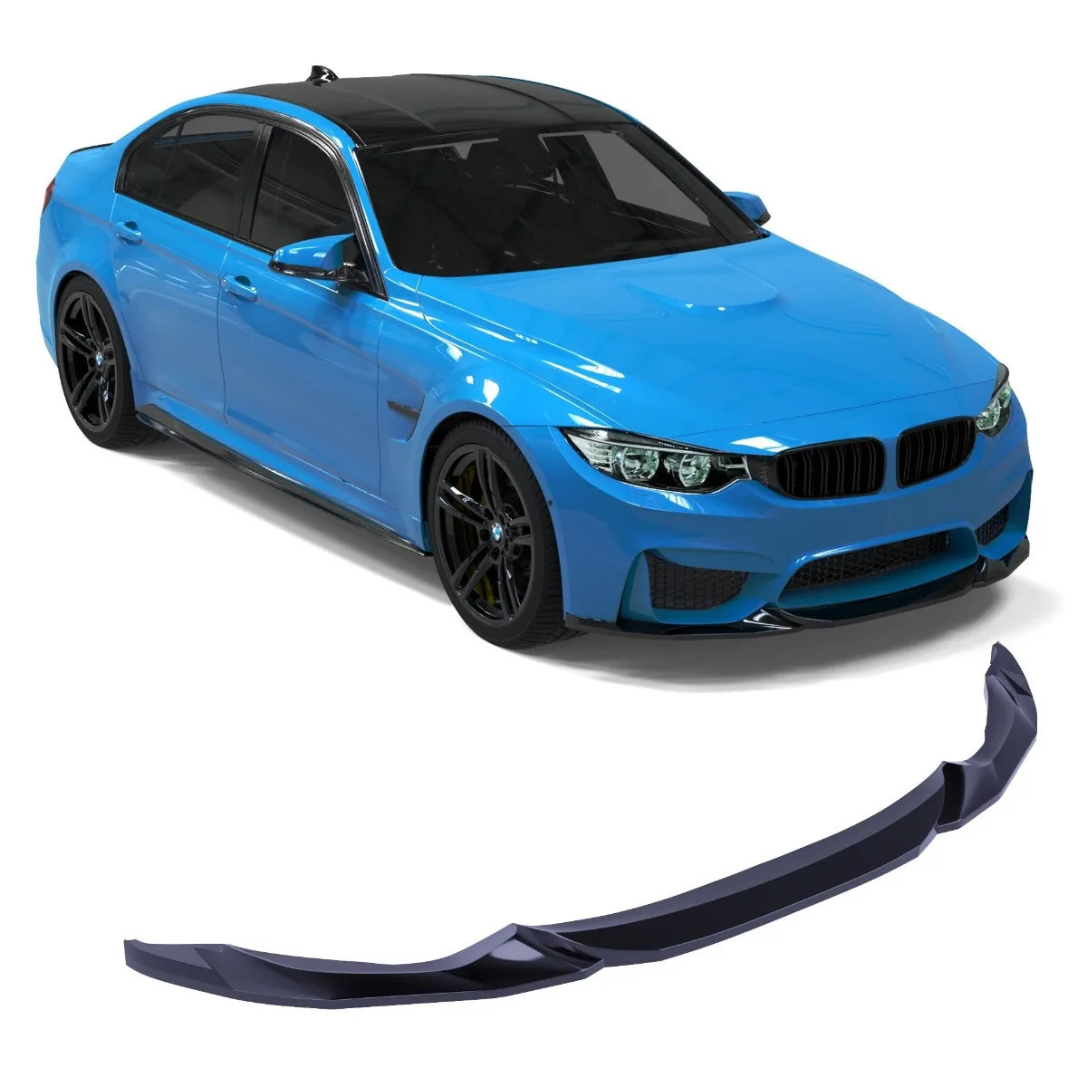 Front splitter for BMW 3 Series M3 F80 (2014–2018) & 4 Series M4 F82 | 2014-2021