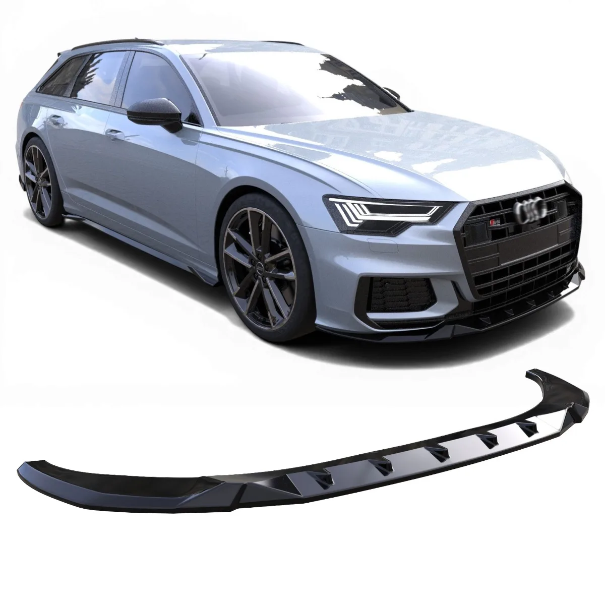 Передний сплиттер для AUDI A6 S-Line / S6 C8 | 2018-2025