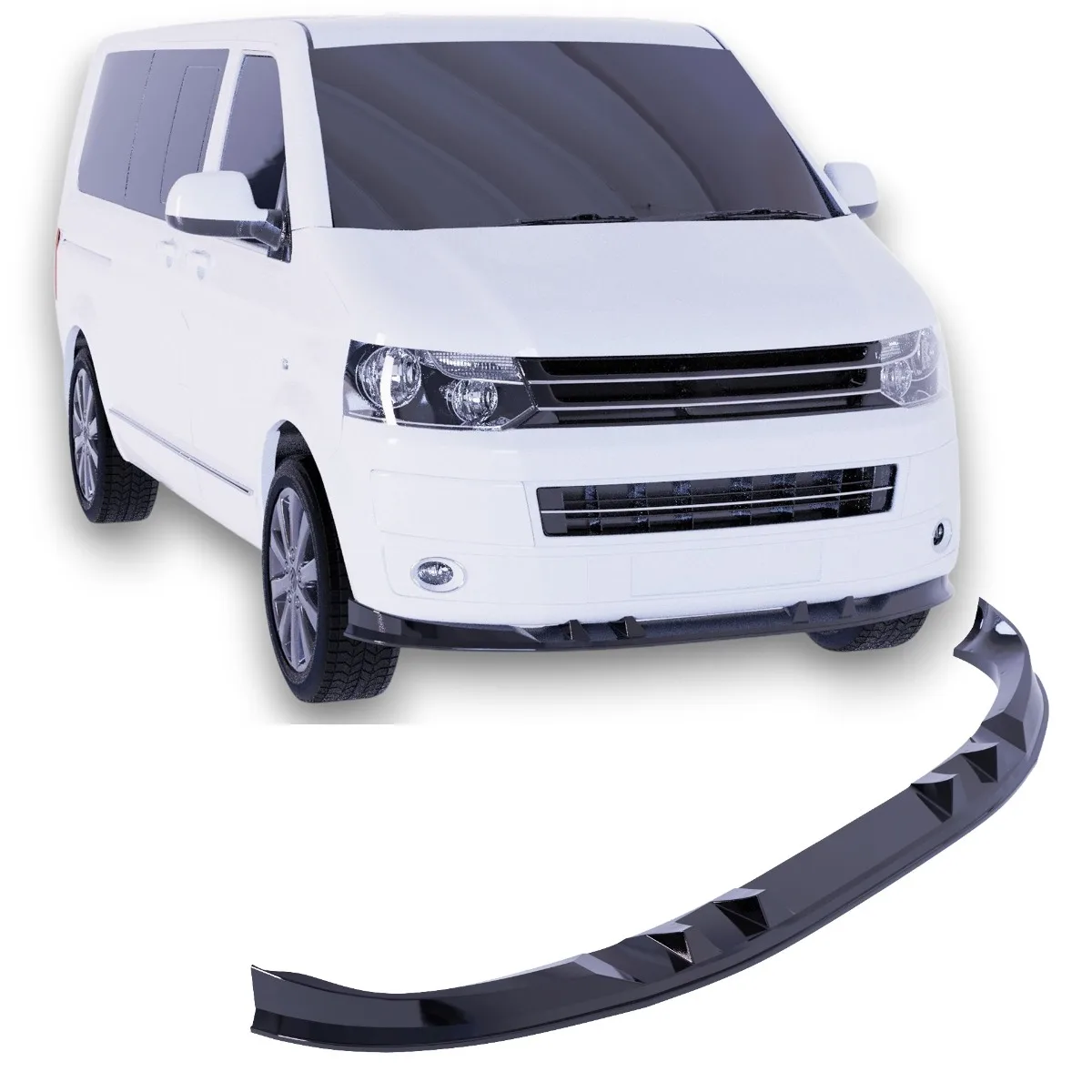 Передний сплиттер для Volkswagen Transporter T5 | 2003–2009
