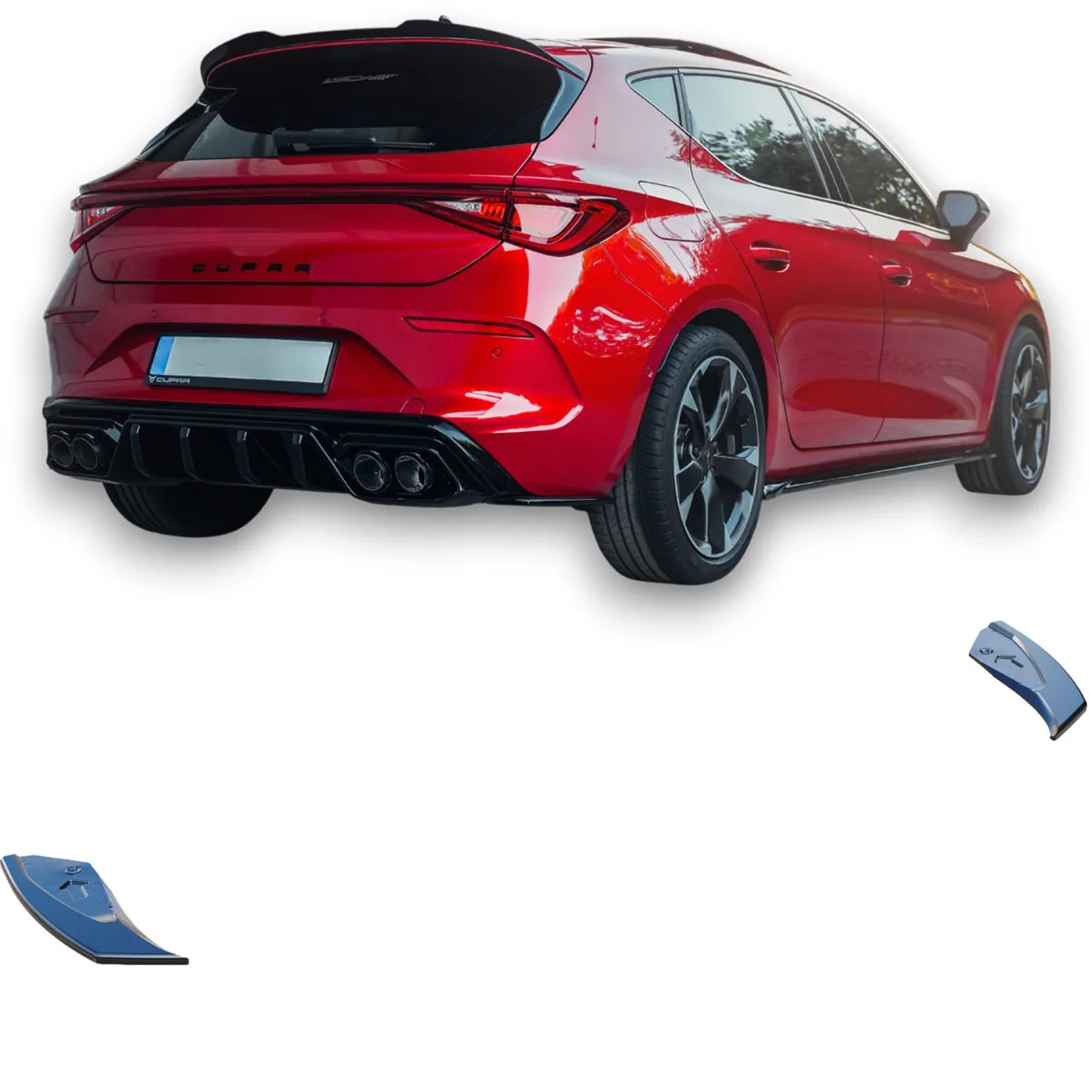 Difuusori külgsplitterid Cupra Leon Mk1 jaoks | 2020-2024