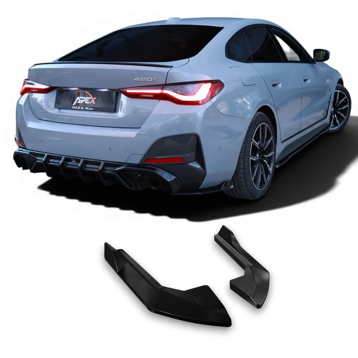 Diffuser Side Splitters for BMW 4 Seriess G26 Gran Coupé | 2021-2026