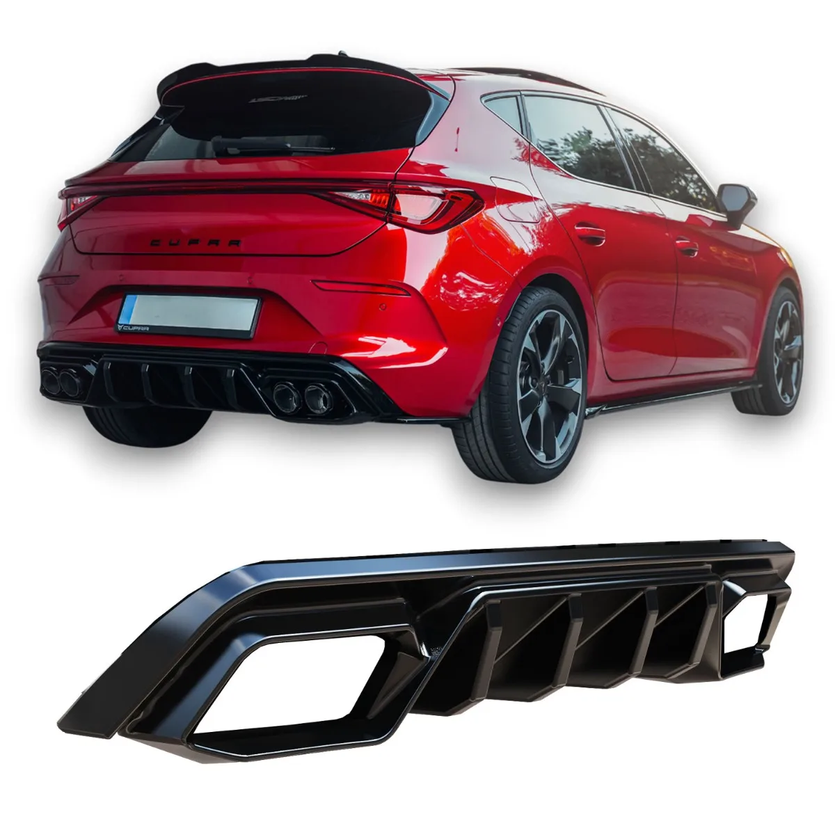 Difuusor Cupra Leon Mk1 jaoks | 2020-2024