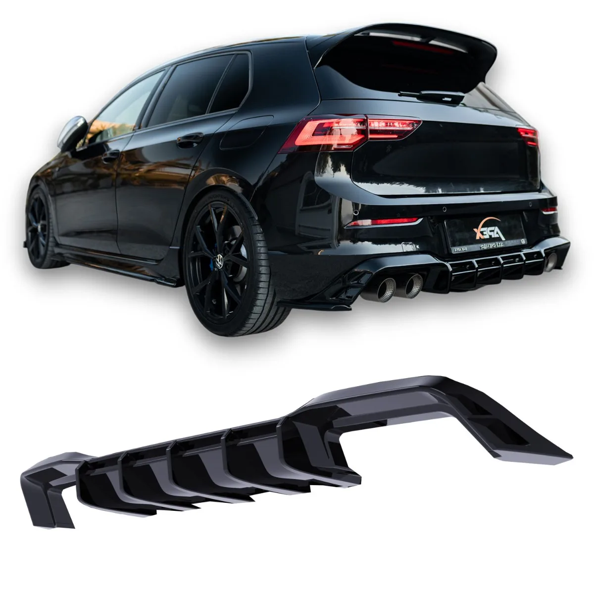 Diffuser for Volkswagen Golf Mk8 R | 2020-2024