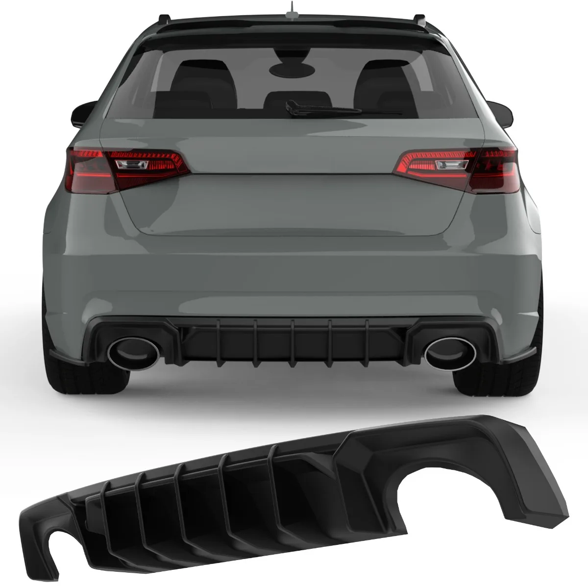 Diffuser for AUDI RS3 8V Sportback | 2015–2019