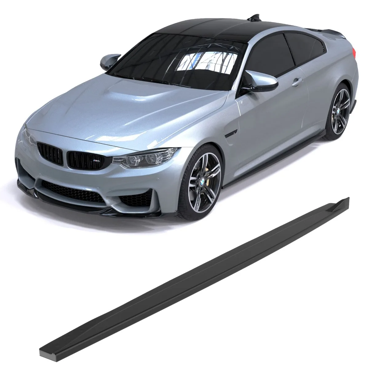 Накладки на пороги для BMW 4 Series M4 F82 (2014–2021) | 2014-2026