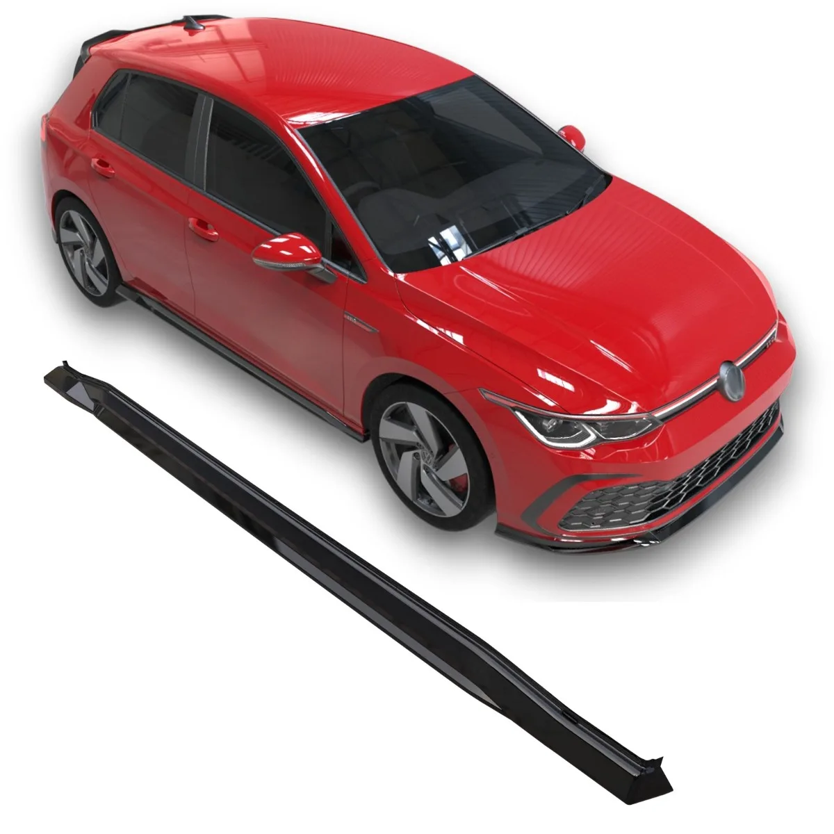 Side Skirts V2 for Volkswagen Golf Mk8 GTI / GTE / GTD / R-Line | 2020–2024