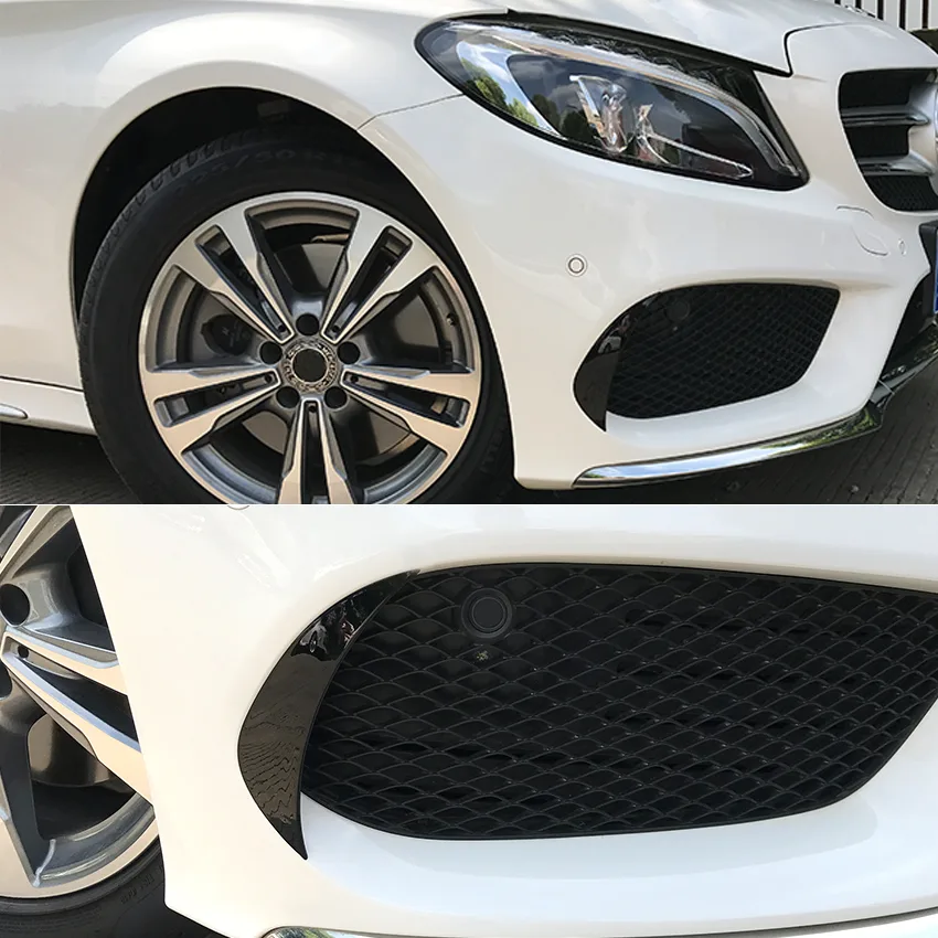 Spoiler Flaps Canard for Mercedes W205 C-Class with AMG Ausstattung (Pre-Facelift) | 2014-2018