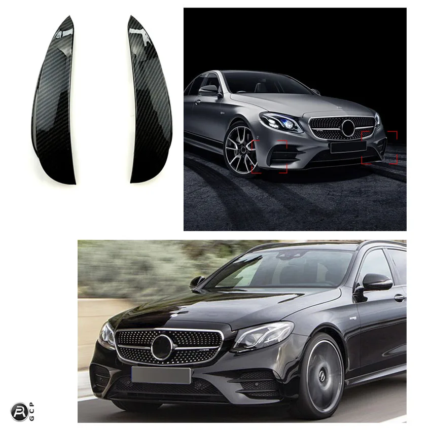 Aeroklapid süsinikkiu look (eesmised) Mercedes W213 E-Class jaoks | 2020