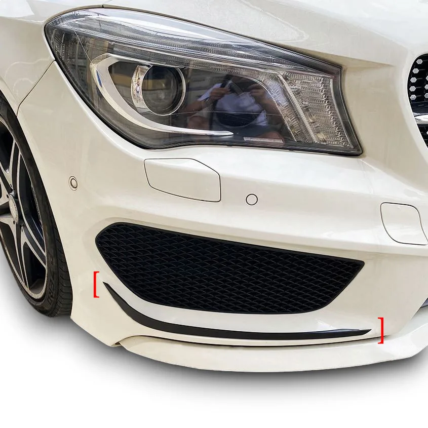 Front spoiler Flaps Spoiler for Mercedes C117 CLA Pre-Facelift 2013-2019